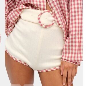 For Love & Lemons Pointelle Shorts